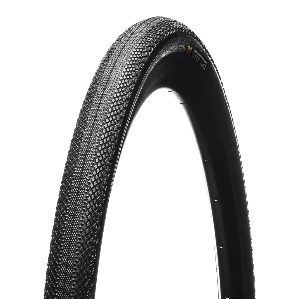 LLANTA HUTCHINSON OVERIDE 700X35C TUBELESS READY HARDSKIN NEGRA