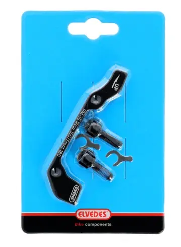 ADAPTADOR PARA CALIPER POST MOUNT - INTERNATIONAL STANDAR COMPATIBLE CON DISCOS FRONTAL ø180mm TRASERO ø160mm