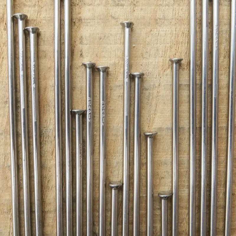 RAYO SAPIM LEADER "Straight Pull" PLATA 310MM SIN ROSCA