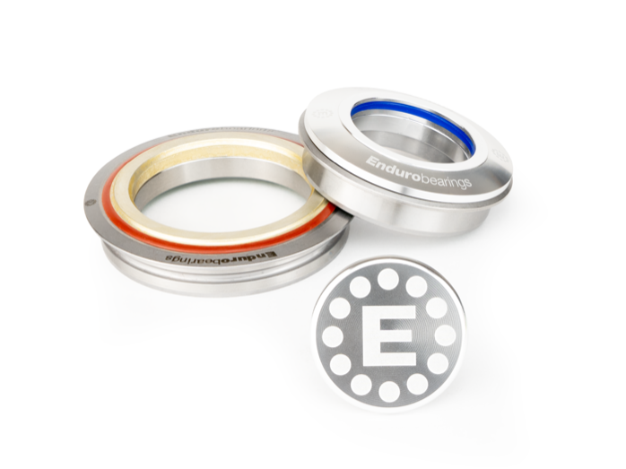 HDK-0010-S - KIT DE TAZA DE DIRECCIÓN MAXHIT ZERO-STACK 1-1/8 X 1-1/2 (44/56 MM) - PLATEADO