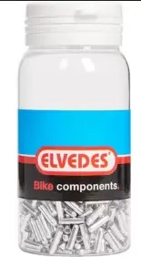 [EV-ELV1172] 500 END CAPS ø1,6mm ALUMINIO