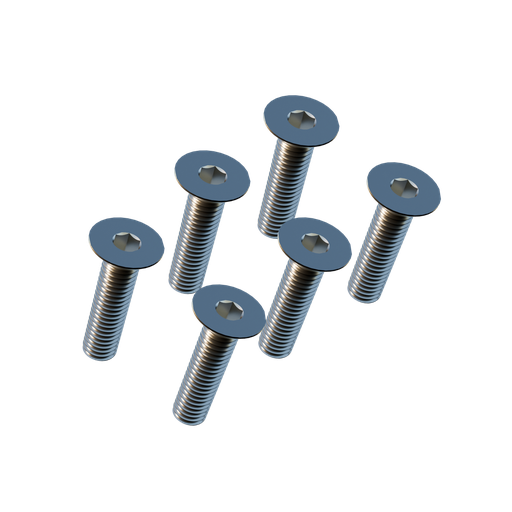 [LT-9025102020] BOLT KIT TITANIUM GRAVITY 8.0 POTENCIAS 6PCS