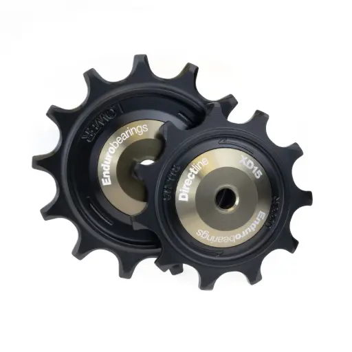[EB-BKCJ-0457] BKCJ-0457 - POLEAS DE CAMBIO DIRECTLINE DE 11/13 DIENTES, BALERO HÍBRIDO CERÁMICO XD15, DELRIN MECANIZADO PARA DESVIADORES SHIMANO GRX DE 11 Y 12 VELOCIDADES (ORIFICIO PARA PERNO DE 5 MM)