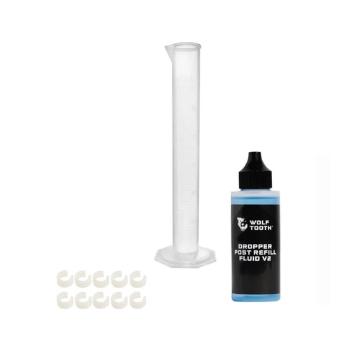 [WT-RES-TRVL-SPCR-KIT] Resolve Dropper Post Travel Spacers & Fluid Kit
