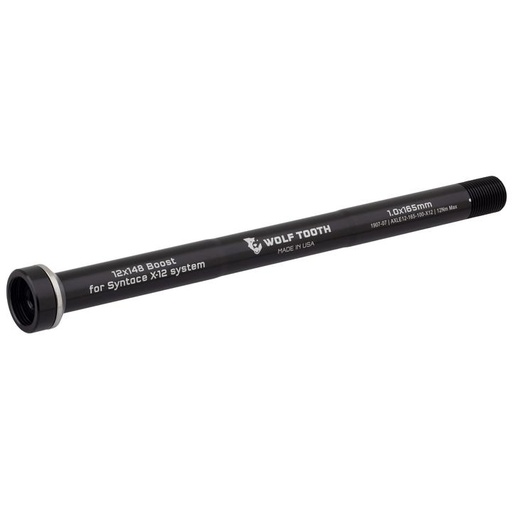 [WT-AXLE12-165-100-X12] WOLFTOOTH EJE TRASERO 12 X 165 X1.00 mm (12X148 mm BOOST) SYNTACE X-12